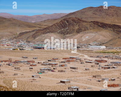 Altipiano andino vicino a San Antonio de Los Cobres, Argentina Foto Stock