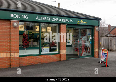 La Johnsons lavanderie a secco in Whitefield Foto Stock