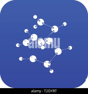 Valina icona vettore blu Illustrazione Vettoriale