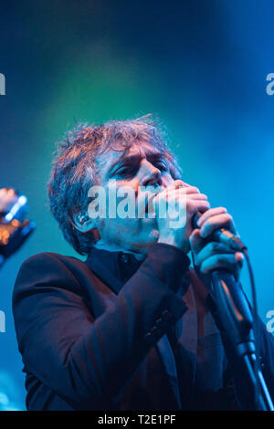 Barcellona, Spagna. 0914 Marzo, 2019. Concerto di Ivan Ferreiro in Barts alla chitarra BCN. Fotografo: Credito: Aitor Rodero. Foto Stock