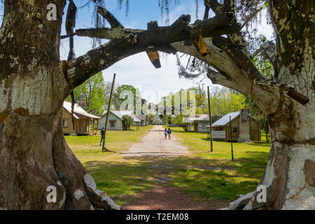 Stati Uniti d'America, Montgomery in Alabama scivolo pistola isola città di spettro set del film di Tim Burton film chiamato Big Fish Foto Stock