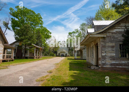 Stati Uniti d'America, Montgomery in Alabama scivolo pistola isola città di spettro set del film di Tim Burton film chiamato Big Fish Foto Stock