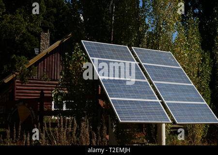 Meliquina fiume in Lanin National Park, Patagonia, Argentina Foto Stock