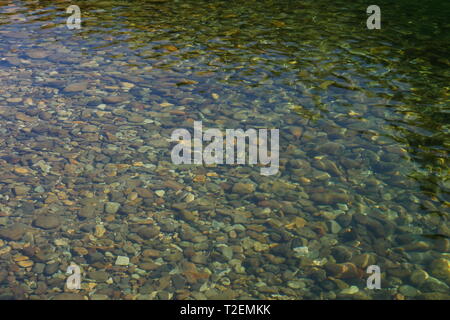 Meliquina fiume in Lanin National Park, Patagonia, Argentina Foto Stock