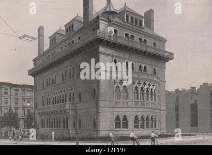 Montauk Club, Brooklyn-Eight Avenue e Lincoln Place Foto Stock