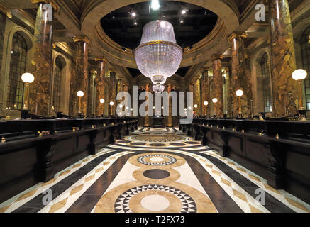 Interno dell'esclusivo evento di lancio per la Gringotts Wizarding Bank - una nuova espansione di Warner Bros Studio Tour London - The Making of Harry Potter alla Warner Bros Studios Foto Stock