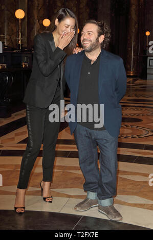 Claudia Kim e Dan Fogler frequentare un esclusivo evento di lancio per la Gringotts Wizarding Bank - una nuova espansione di Warner Bros Studio Tour London - The Making of Harry Potter alla Warner Bros Studios Foto Stock