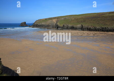 Porthcothan bay, North Cornwall, England, Regno Unito Foto Stock