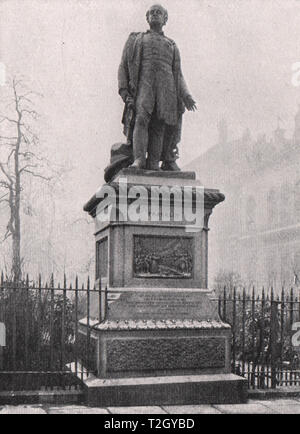 Sir John Franklin della statua, Waterloo Palace Foto Stock