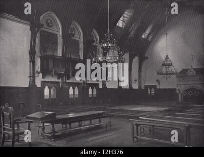 Merchant Taylors' school - Interno della sala grande Foto Stock