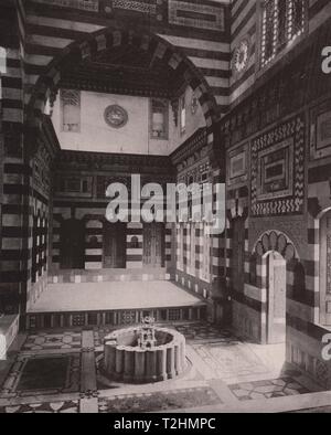 Damasco - interni di una casa araba Foto Stock