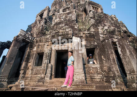 Cambogia: Angkor Wat templi vicino a Siem Reap Foto Stock