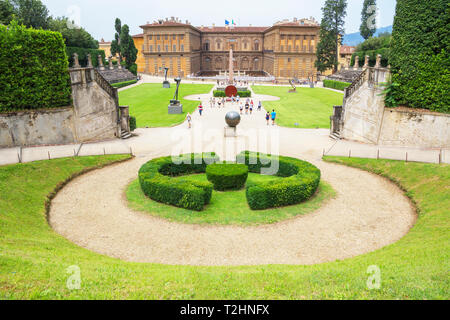 Palazzo Pitti e il giardino, Firenze, Toscana, Italia, Europa Foto Stock