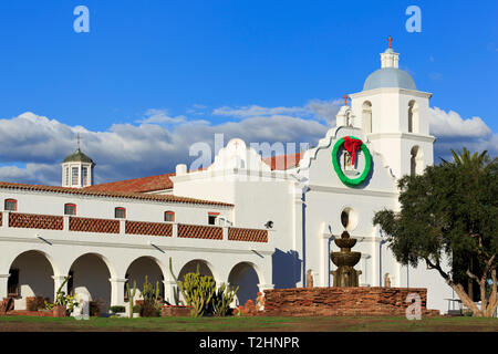 San Luis Rey Missione, Oceanside città della contea di San Diego, California, Stati Uniti d'America Foto Stock