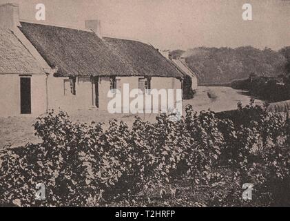 Robert Burns' Cottage, vicino a Ayr, Scozia Foto Stock