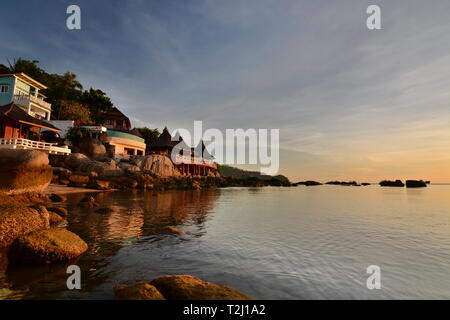 Centro turistico. Koh Tao. Surat Thani provincia. Della Thailandia Foto Stock