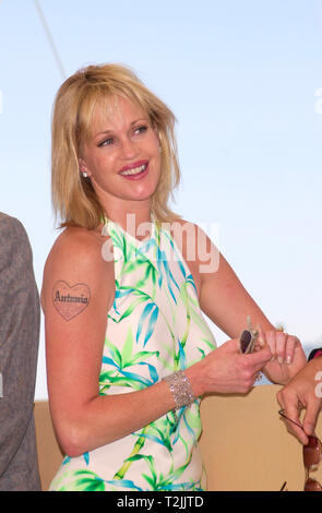 CANNES, Francia. 19 maggio 2000: attrice Melanie Griffith al Cannes Film Festival per promuovere il suo film di Cecil B. DeMented. Immagine: Paul Smith/Featureflash Foto Stock