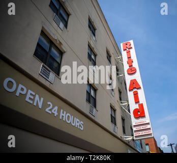 Un negozio nel rito di aiuto della catena di farmacia di Brooklyn a New York Sabato, 30 marzo 2019. (Â© Richard B. Levine) Foto Stock
