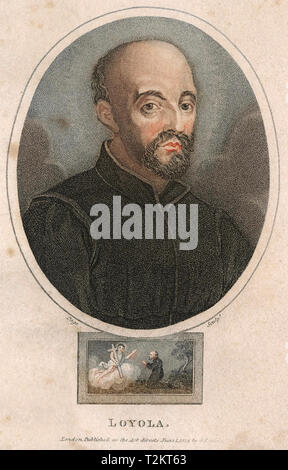 Ignazio di Loyola (1491-1556) Spagnolo sacerdote cattolico che ha fondato la società3 di Gesù (Gesuiti) Foto Stock