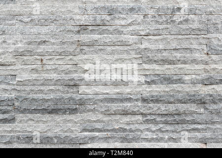 Dettaglio della pietra grigia texture a parete Foto Stock