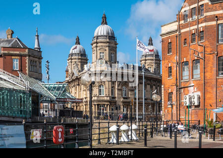 Centro citta',museo marittimo,Princes Quay,Centro commerciale,Kingston upon Hull,Inghilterra Foto Stock