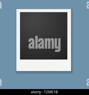 I modelli per la foto, Polaroid vettore telaio Illustrazione Vettoriale