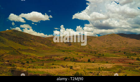 Paesaggio di Andringitra mauntain gamma a Ihosy, Madagascar Foto Stock