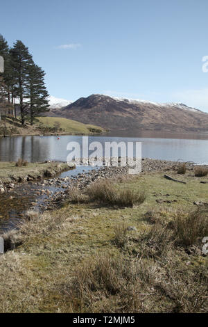 Loch Ba e Beinn Nan Lu Isle of Mull Scotland Regno Unito Foto Stock