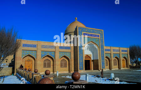 Vista esterna di Baha-ud-din Naqshband Bokhari complesso memoriale , Bukhara, Uzbekistan Foto Stock