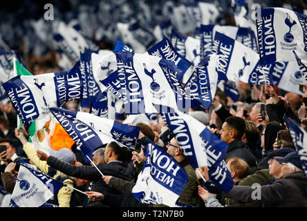 Londra, Regno Unito. 03 apr, 2019. durante la Premier League inglese tra Tottenham Hotspur e Crystal Palace a Tottenham Hotspur Stadium, London, Regno Unito su 03 Apr 2019 Credit: Azione Foto Sport/Alamy Live News Foto Stock