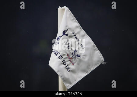 Londra, Regno Unito. 3 apr, 2019. Visualizzazione generale durante il match di Premier League tra Tottenham Hotspur e Crystal Palace a Tottenham Hotspur Stadium il 3 di aprile 2019 a Londra, Inghilterra. (Foto di Paolo Raffety/phcimages.com) Credit: Immagini di PHC/Alamy Live News Foto Stock