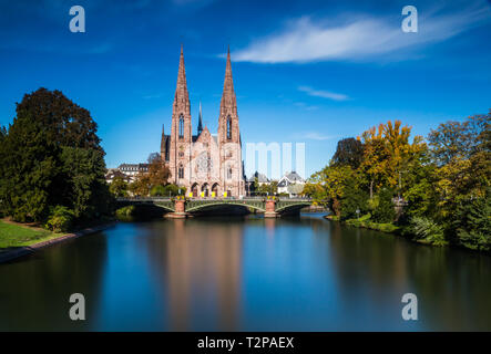 St Pauls chiesa a Strasburgo Foto Stock