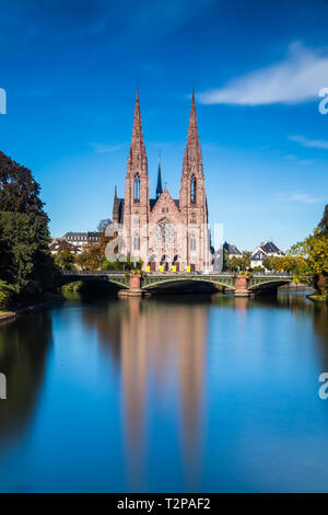 St Pauls chiesa a Strasburgo Foto Stock