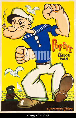 Popeye il marinaio Man (Paramount, 1934). Poster di riferimento file # 33751 945THA Foto Stock