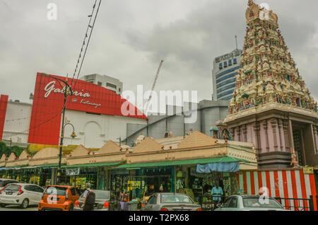 Arulmigu Rajamariamman Devasthanam tempio nel patrimonio del distretto di Johor Bahru, Malaysia Foto Stock