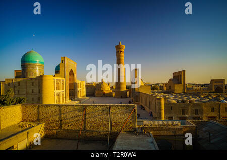 Città vecchia di Bukhara in Uzbekistan Foto Stock