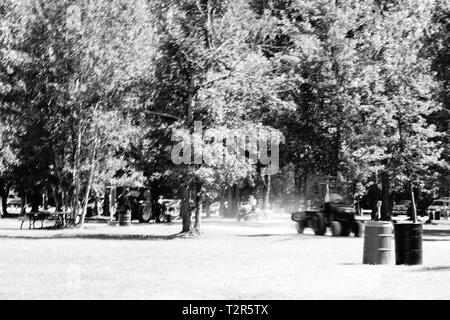 Toronto, Canada. 29 Luglio, 2014. Orario estivo presso il Lago Ontario. Foto Stock