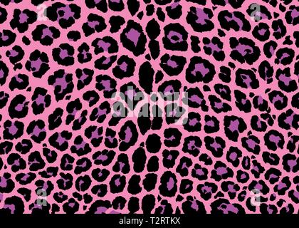Leopard pattern design. Seamless Leopard pattern design, illustrazione vettoriale sfondo. Animali da pelliccia pelle illustrazione di progettazione per il web, moda, tessile Illustrazione Vettoriale