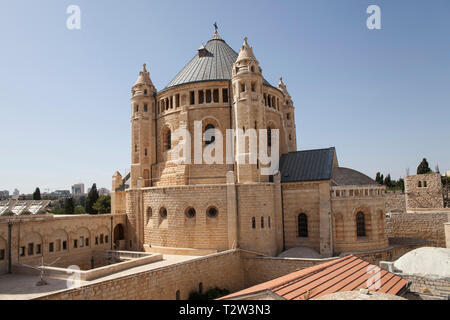 Israele, Gerusalemme: l'Abbazia della Dormizione su Mt. Sion.Caption locale *** Foto Stock
