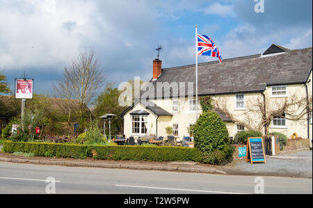 Vista del villaggio di Clavering in Essex Foto Stock
