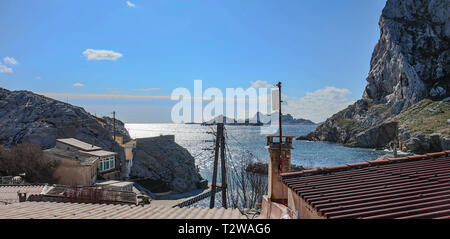 Marsiglia : Cap Croisette Foto Stock