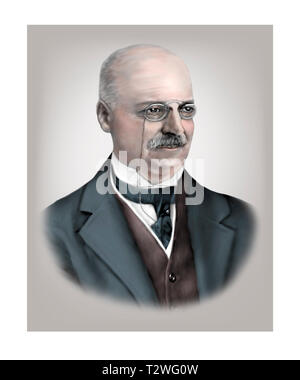 Alois Alzheimer 1864-1915 psichiatra tedesco Neuropathologist Foto Stock
