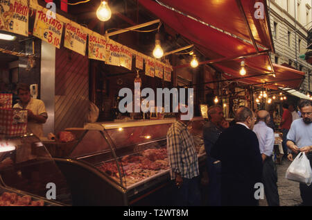 Mercato della Vucciria, Palermo, sicilia (Sicilia), Italia Foto Stock