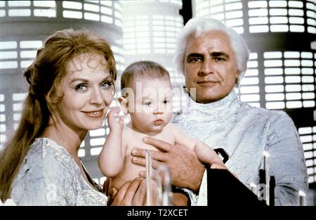 SUSANNAH YORK, Marlon Brando, Superman, 1978 Foto Stock