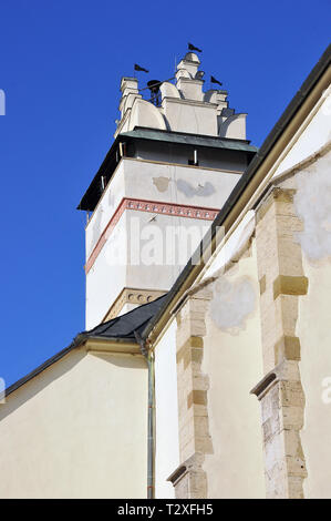 Basilica dell'Esaltazione della Santa Croce, Kežmarok, Slovacchia. Templom di Szentkereszt, Késmárk, Szlovákia. Foto Stock