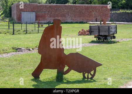 WWT Castle Espie riserva, dalla pettinatrice, County Down, Irlanda del Nord. Foto Stock