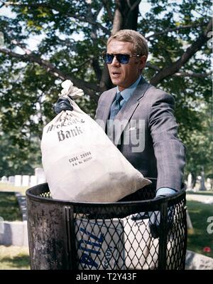 STEVE MCQUEEN, THOMAS CROWN AFFAIR, 1968 Foto Stock