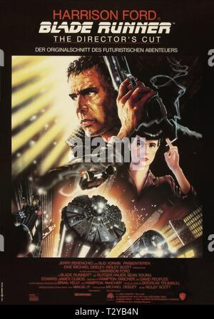 HARRISON FORD, SEAN GIOVANI POSTER, BLADE RUNNER, 1982 Foto Stock