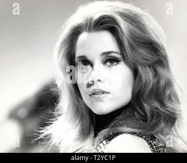 JANE FONDA, Barbarella, 1968 Foto Stock