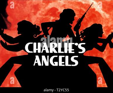 CHARLIE'S ANGELS LOGO, CHARLIE'S ANGELS, 1976 Foto Stock